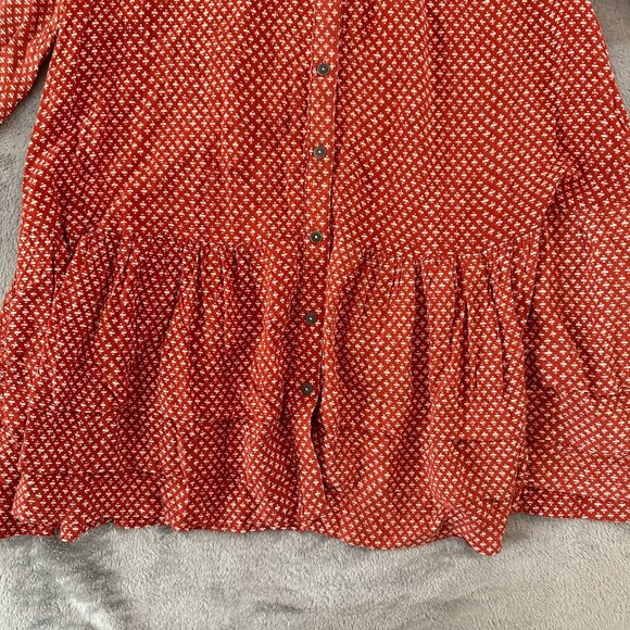 Anthropologie Holding Horses Rustic Pavin Button Down Tunic Women's XS - Picture 3 of 9